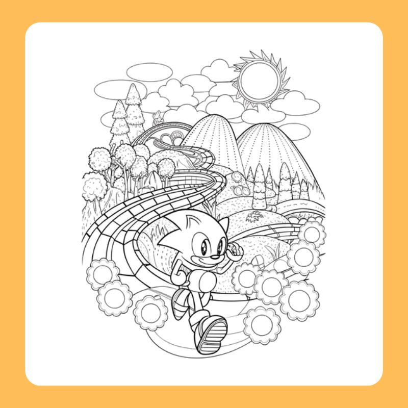 tranh tô màu sonic (24)
