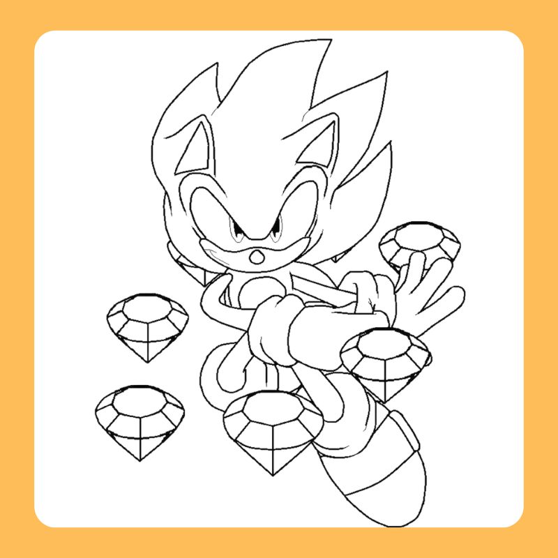 tranh tô màu sonic (25)