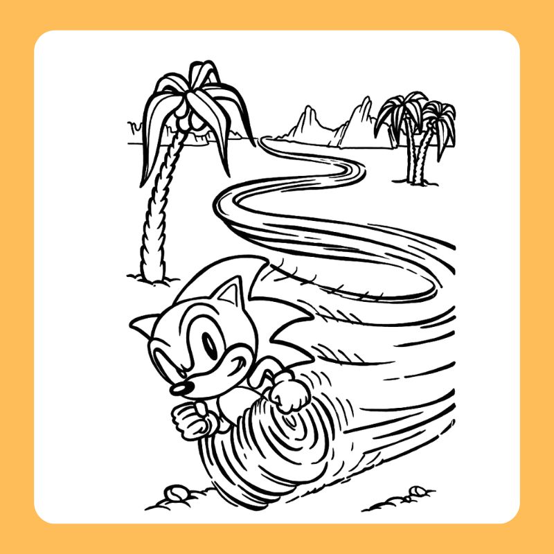 tranh tô màu sonic (26)