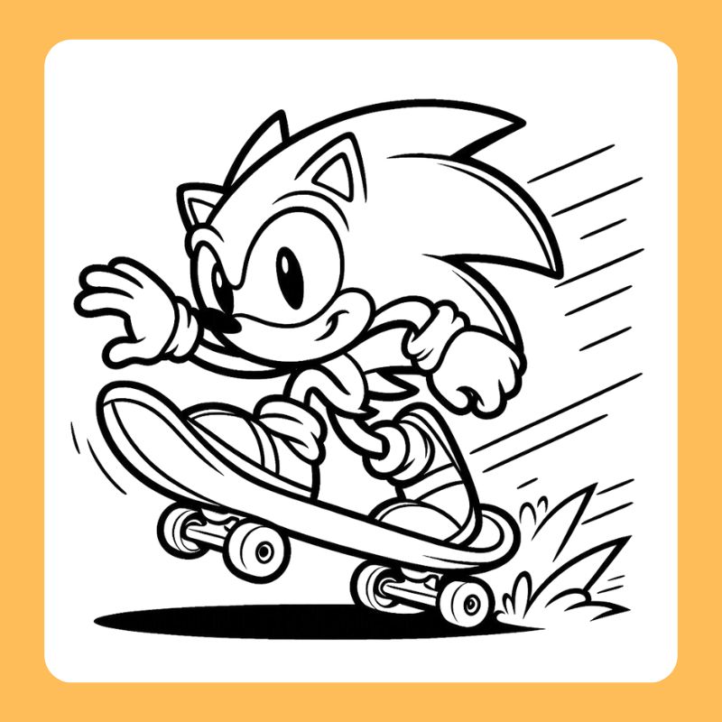 tranh tô màu sonic (29)