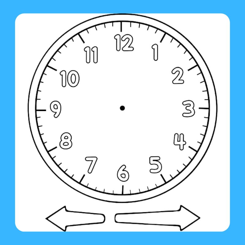 đồng hồ tô màu