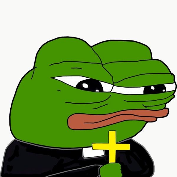 meme ếch xanh cầm thánh giá