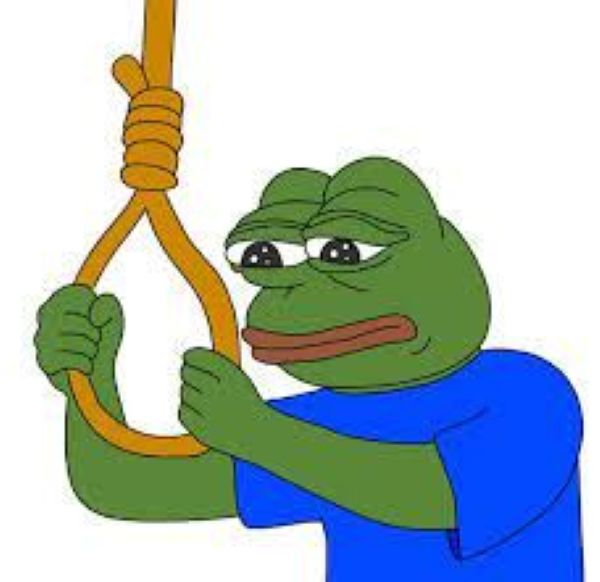 meme ếch xanh treo cổ