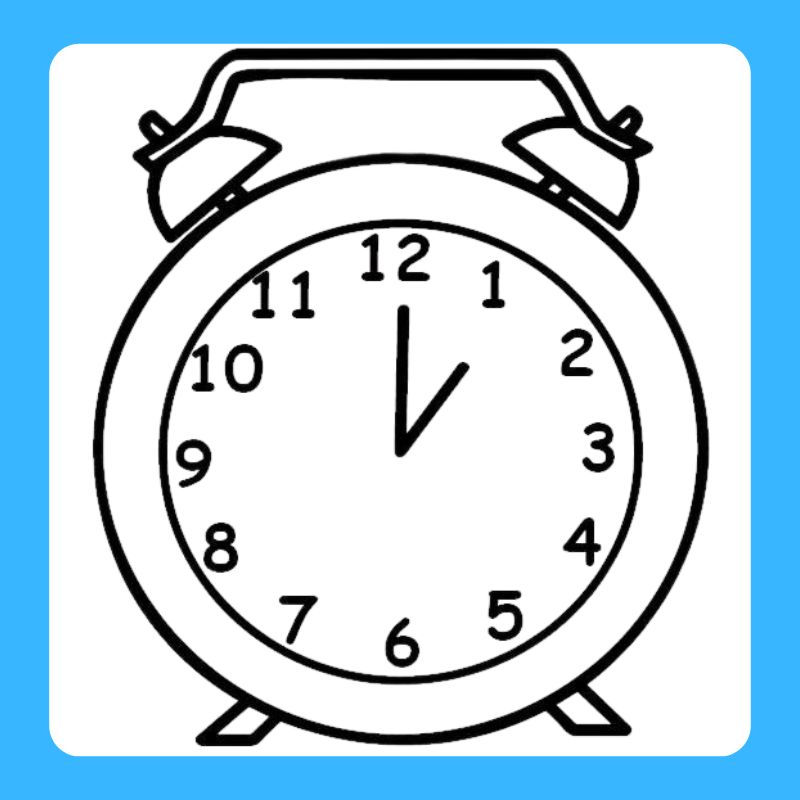 tô màu đồng hồ (2)