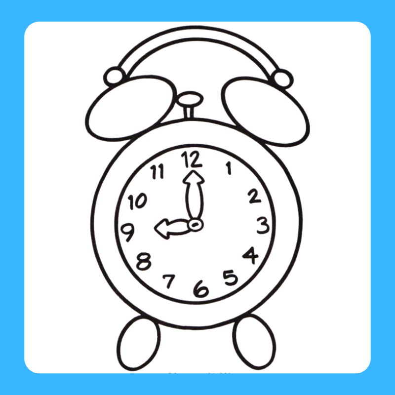 tô màu đồng hồ (4)
