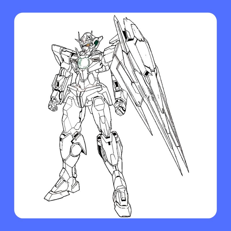 Khám phá 99+ tranh tô màu Gundam, giúp bé tạo tranh đẹp