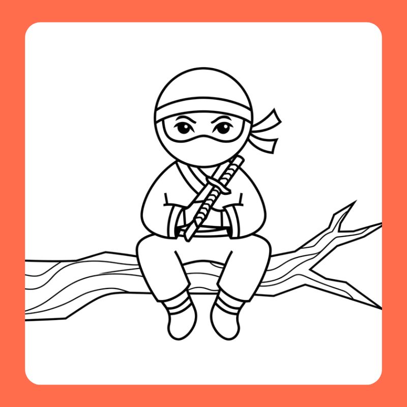 tranh tô màu ninja (11)