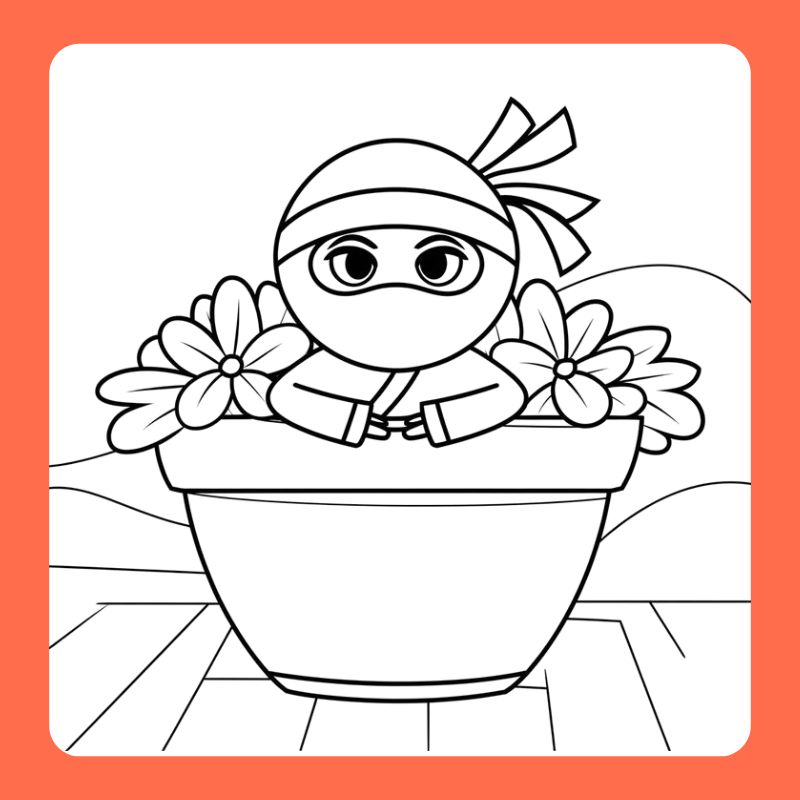 tranh tô màu ninja (12)