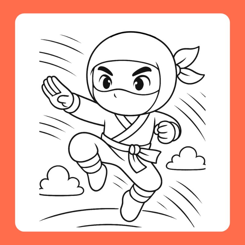 tranh tô màu ninja (16)