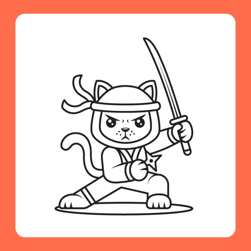 tranh tô màu ninja (17)