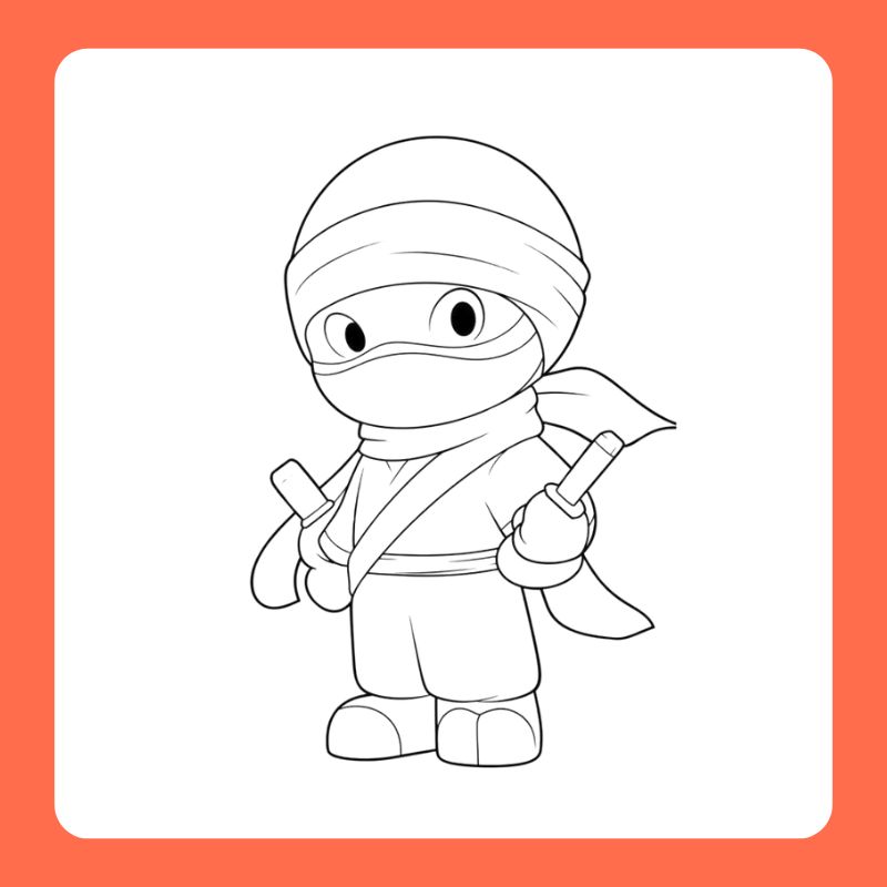 tranh tô màu ninja (19)