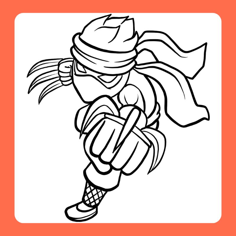 tranh tô màu ninja (23)