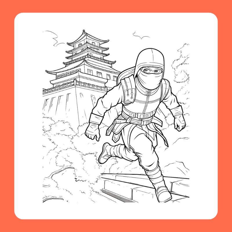 tranh tô màu ninja (7)