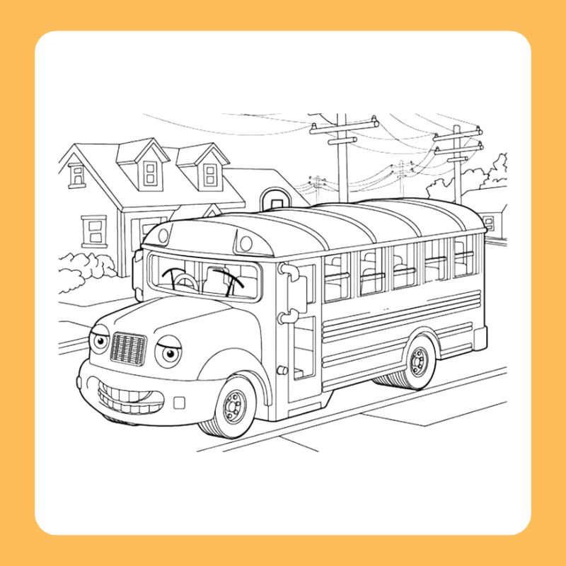xe bus tô màu
