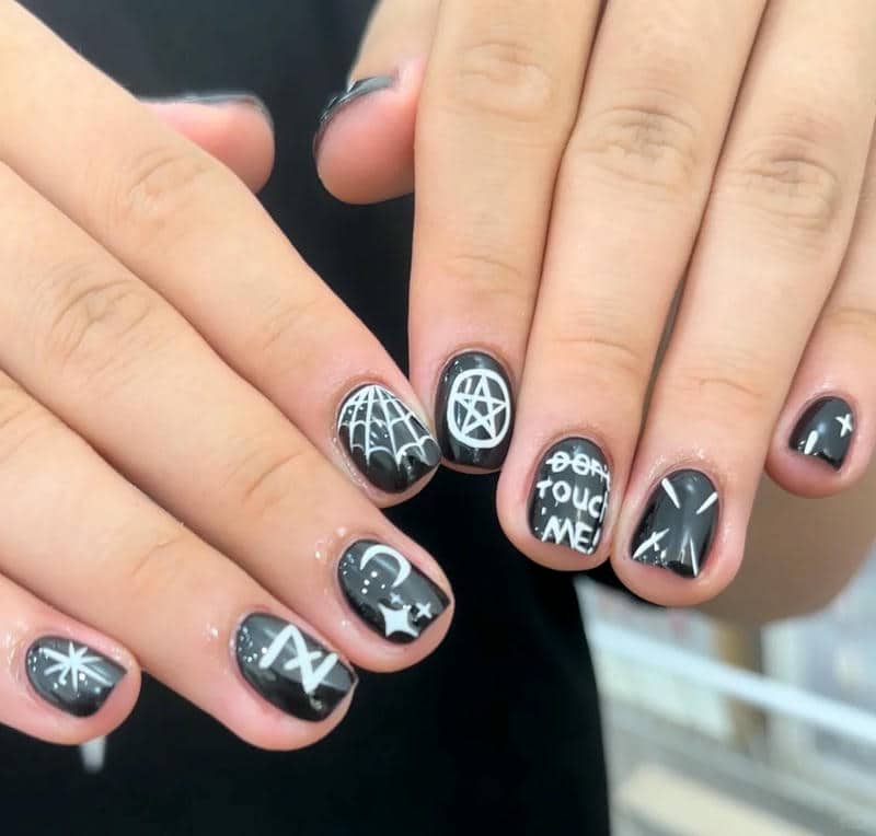 nail đen trắng (25)
