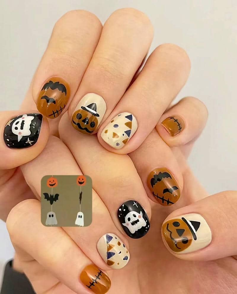 nail halloween (28)