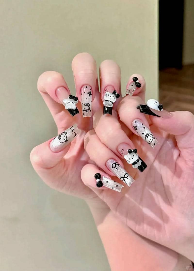 nail hello kitty (32)