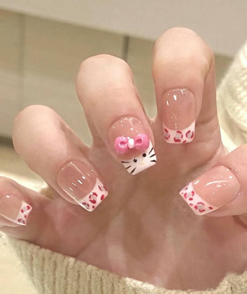 nail hello kitty (50)