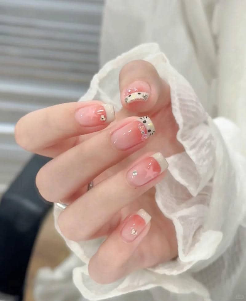 nail hello kitty (52)