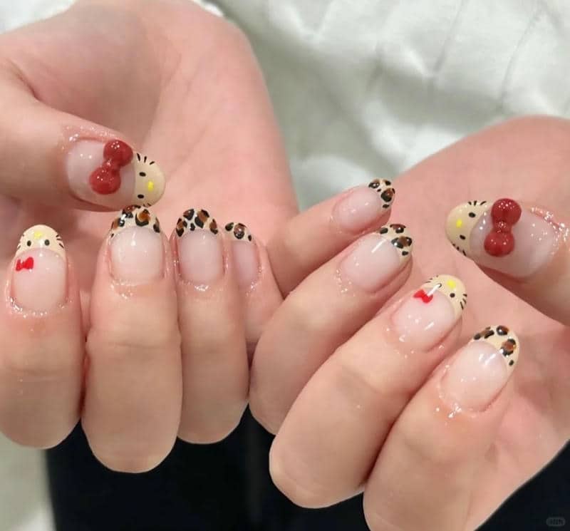 nail hello kitty (54)