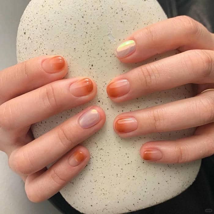 nail màu cam (13)