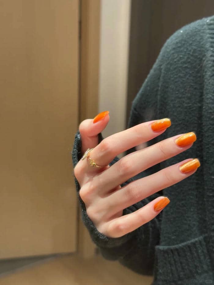 nail màu cam (21)