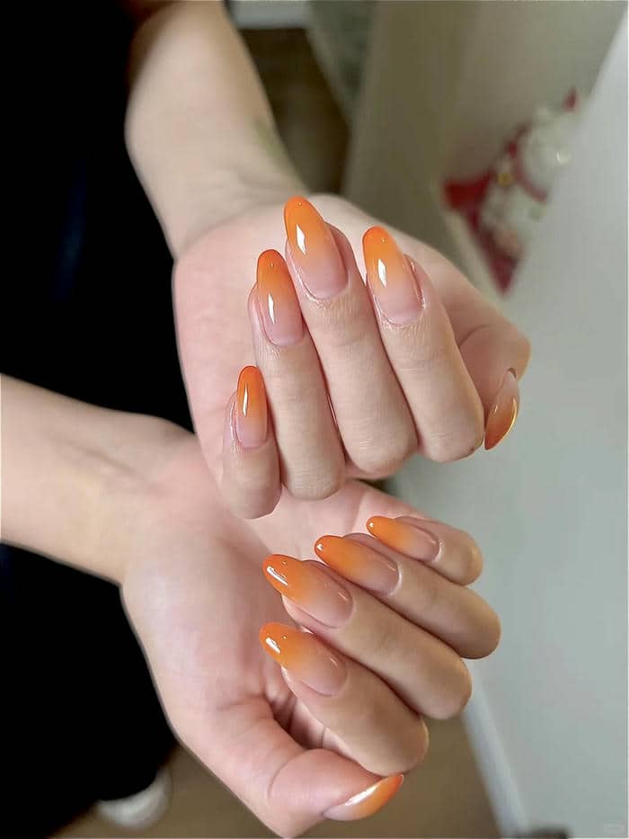 nail màu cam (22)