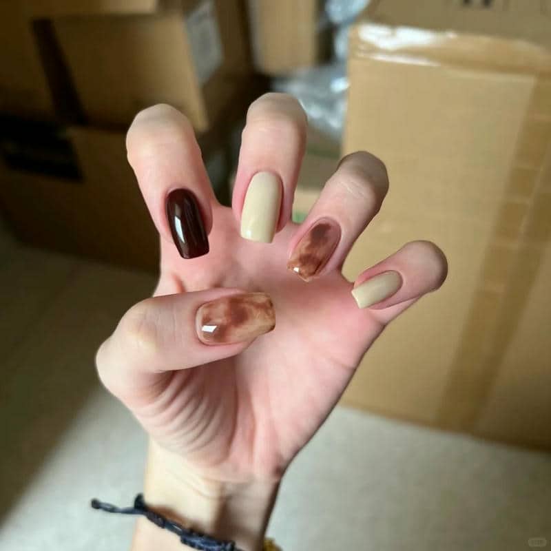 nail màu nâu (23)