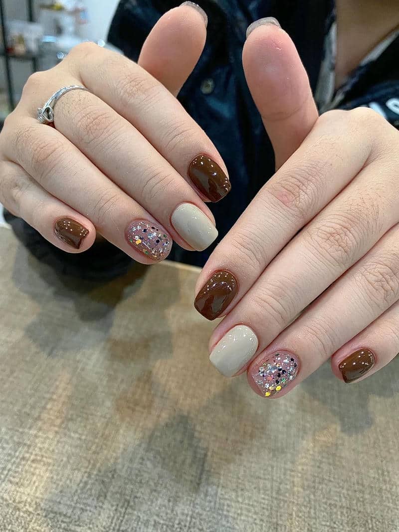 nail màu nâu (25)
