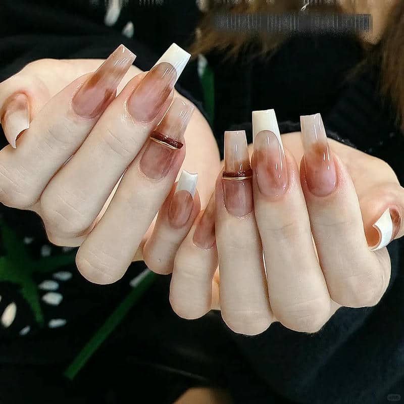 nail màu nâu (26)
