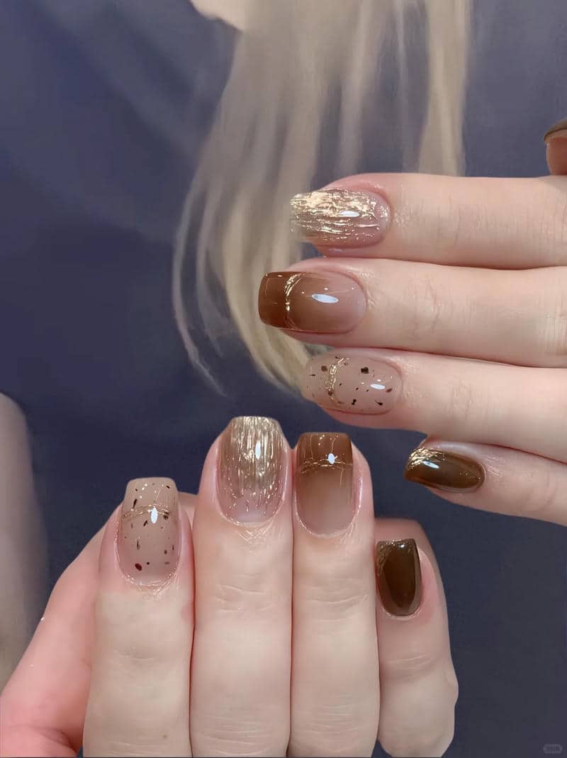 nail màu nâu (29)