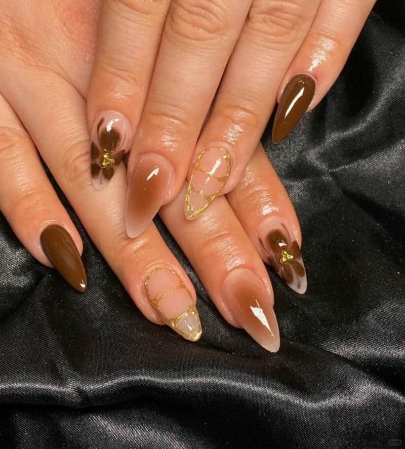 nail màu nâu (32)