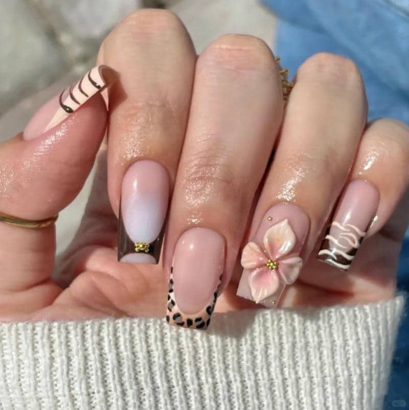 nail màu nâu (33)