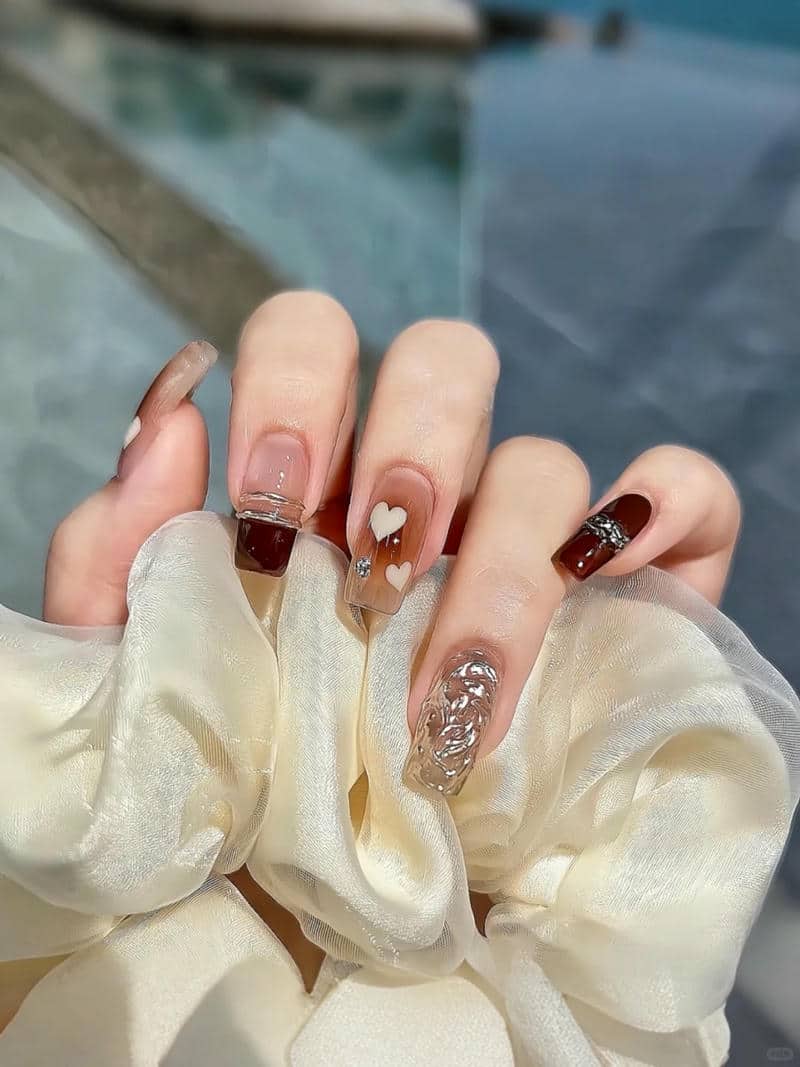 nail màu nâu (5)