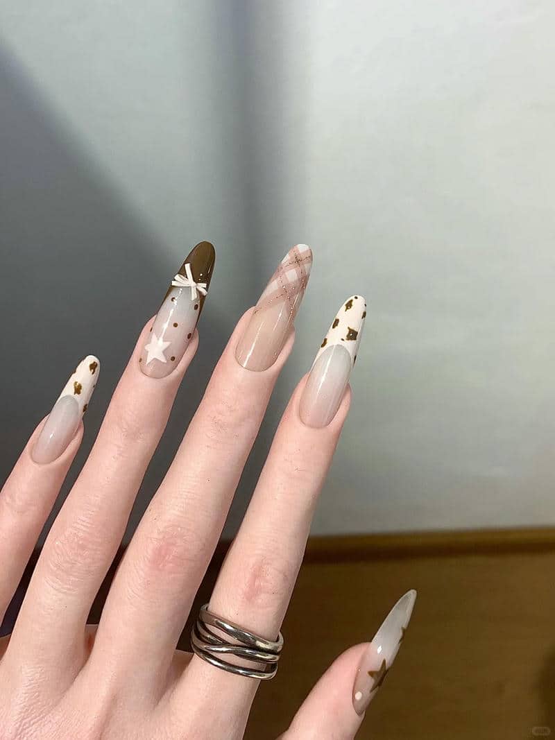 nail màu nâu (7)
