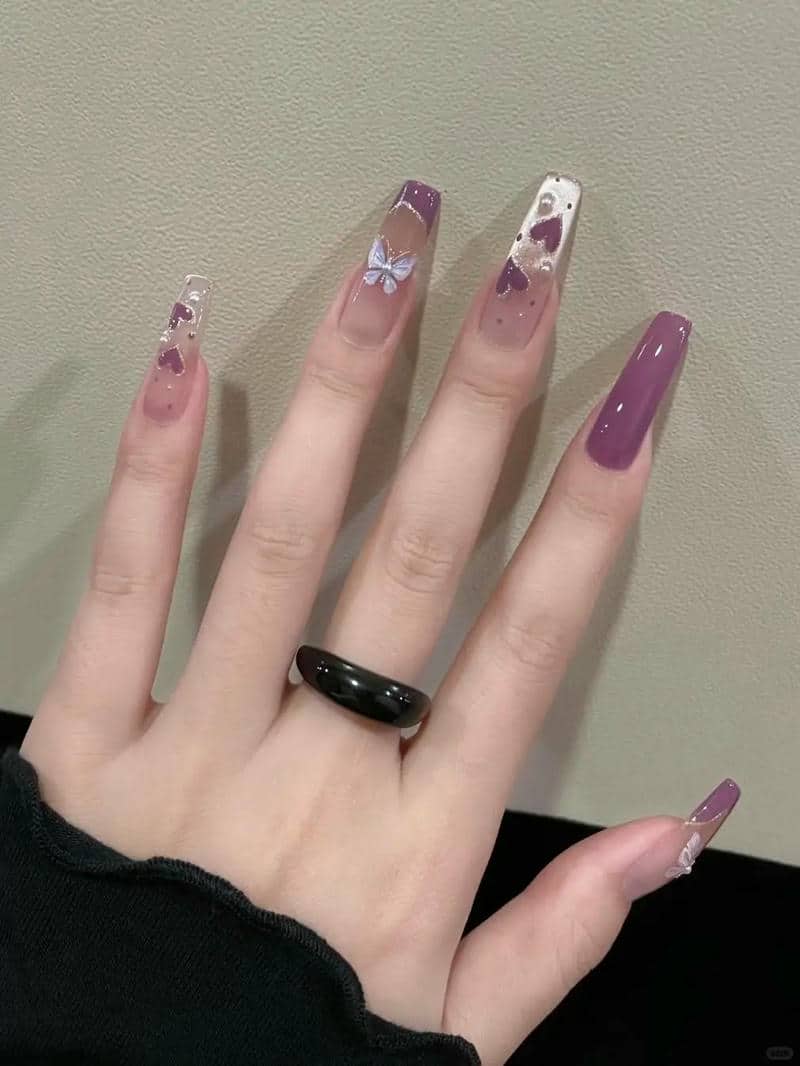 nail màu tím (13)