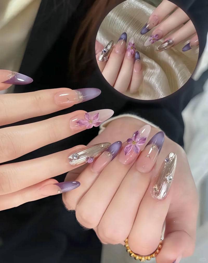 nail màu tím (14)