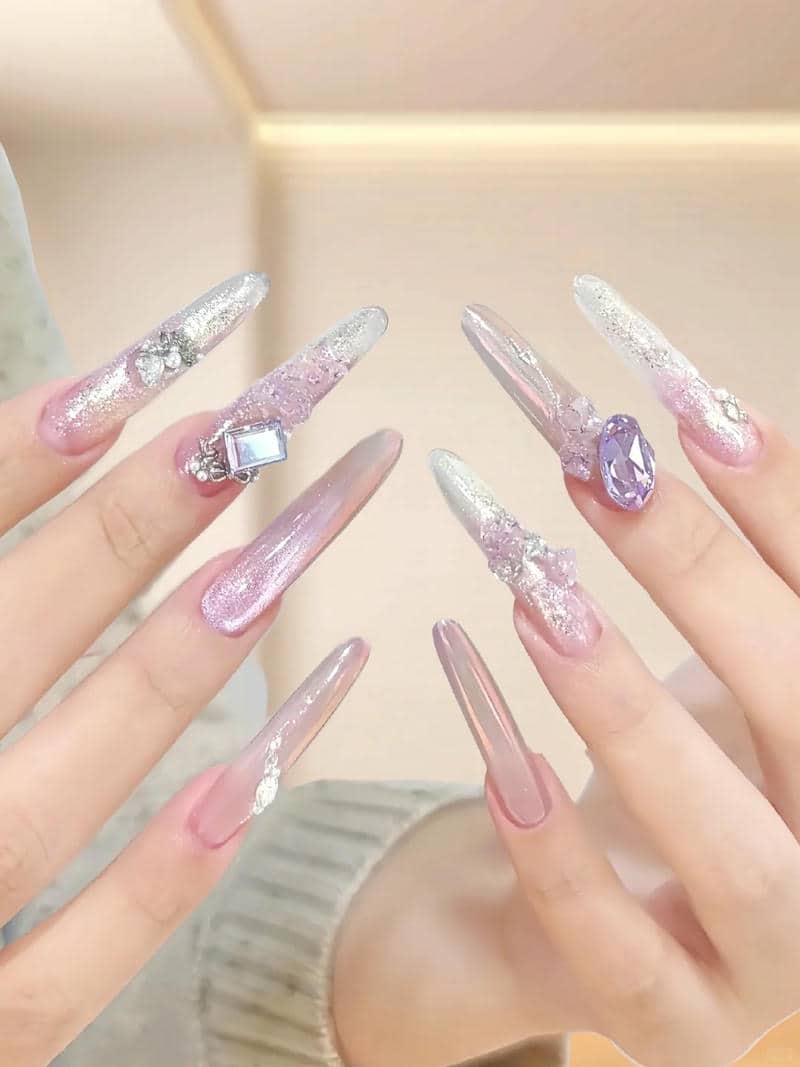nail màu tím (21)