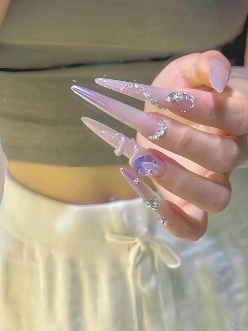 nail màu tím (27)