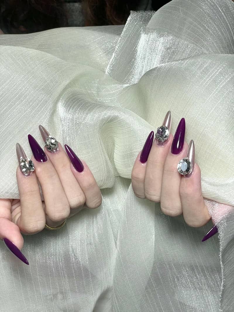 nail màu tím (3)