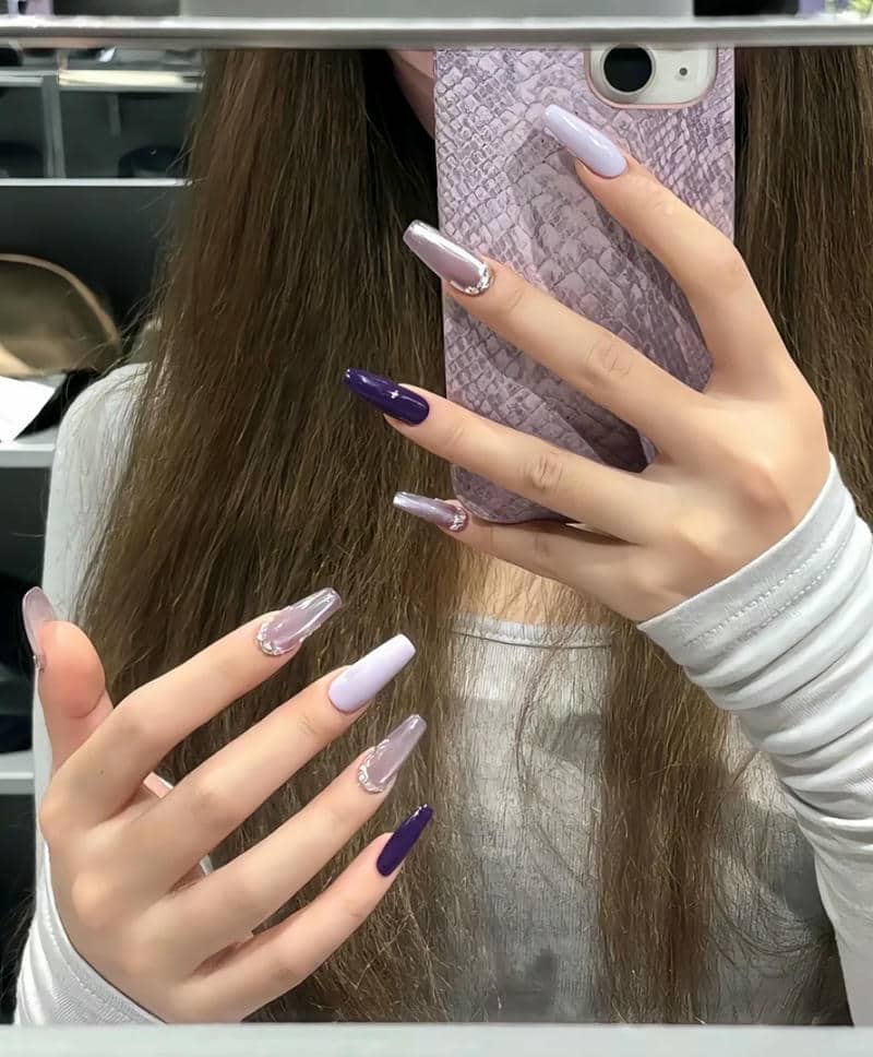 nail màu tím (6)