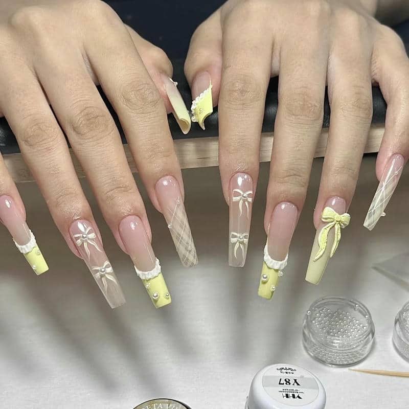 nail màu vàng (16)