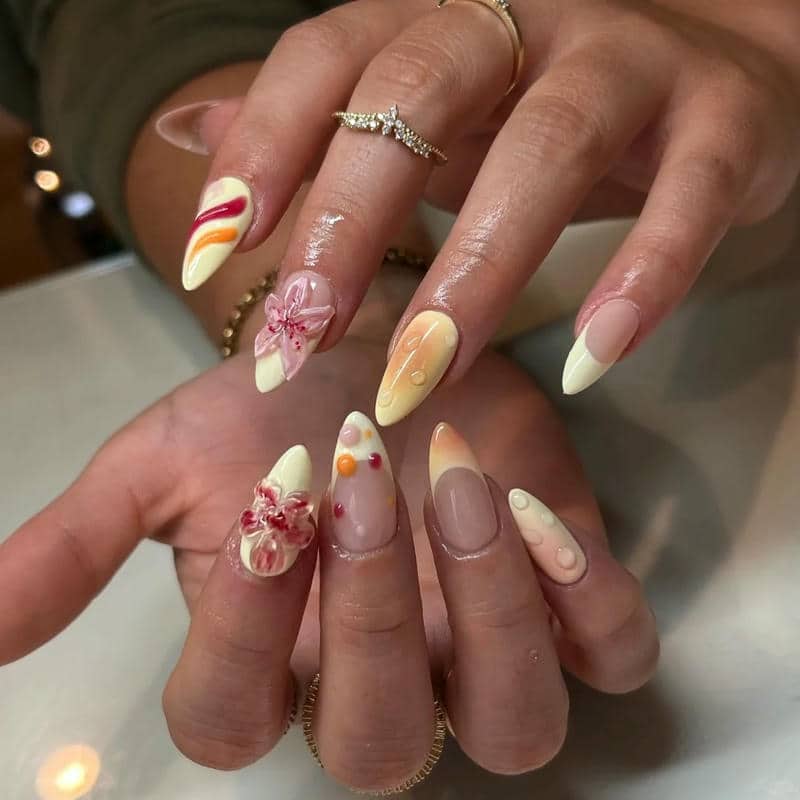 nail màu vàng (28)