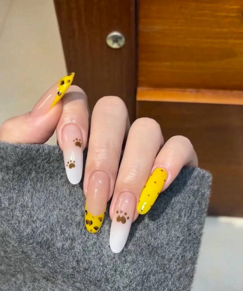 nail màu vàng (6)