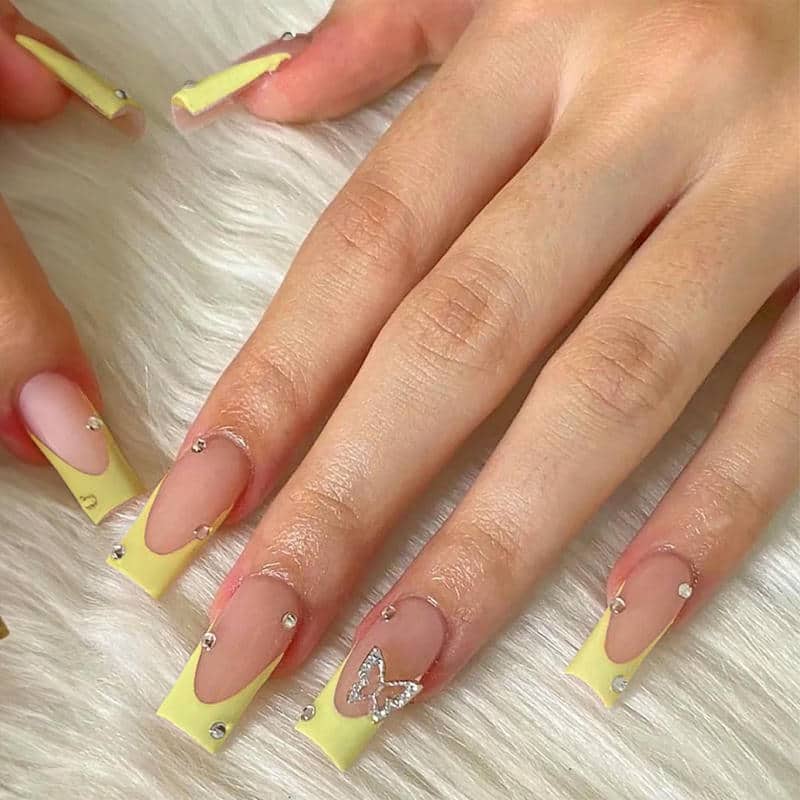 nail màu vàng (8)