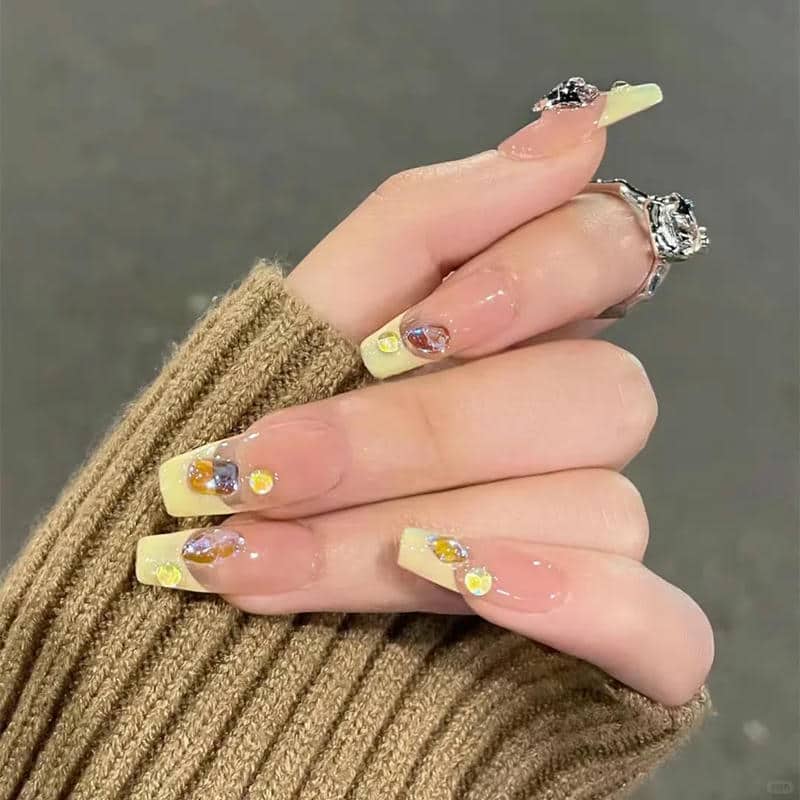 nail màu vàng (9)