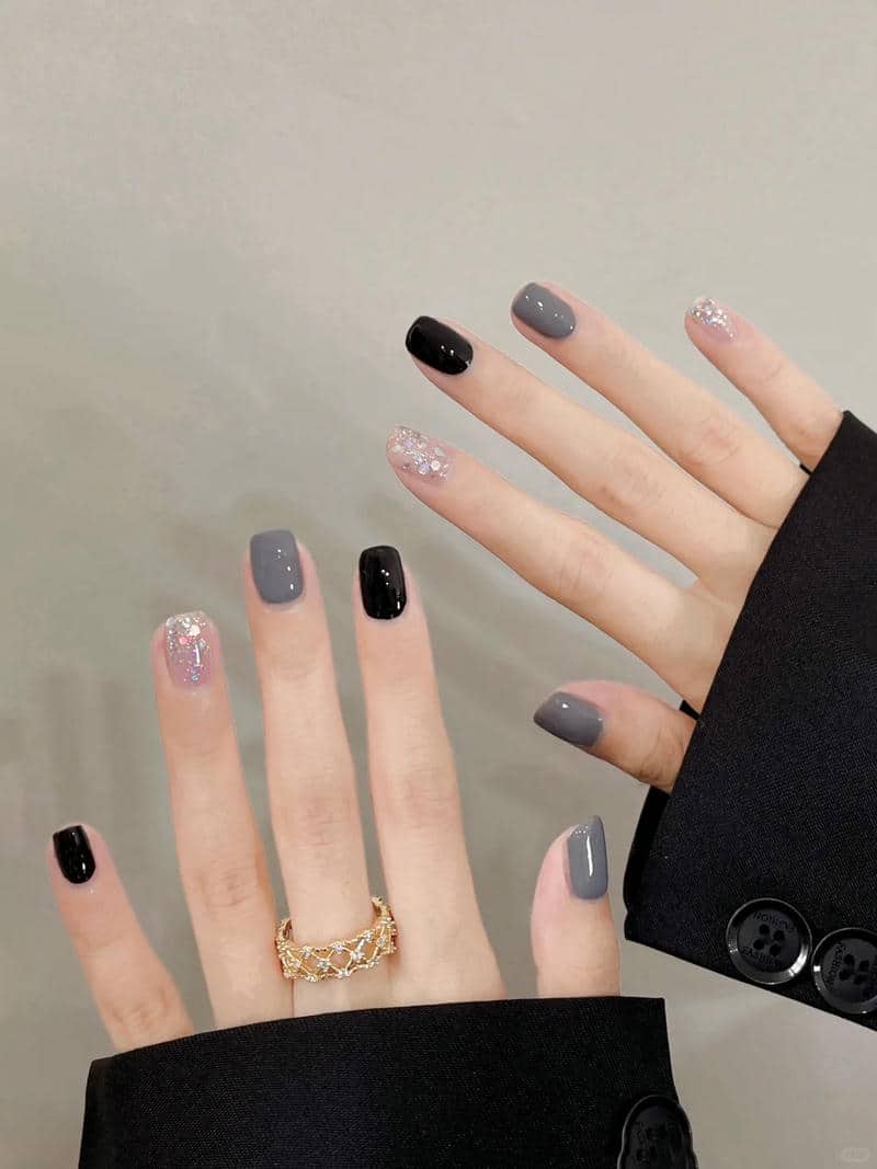nail màu xám (17)