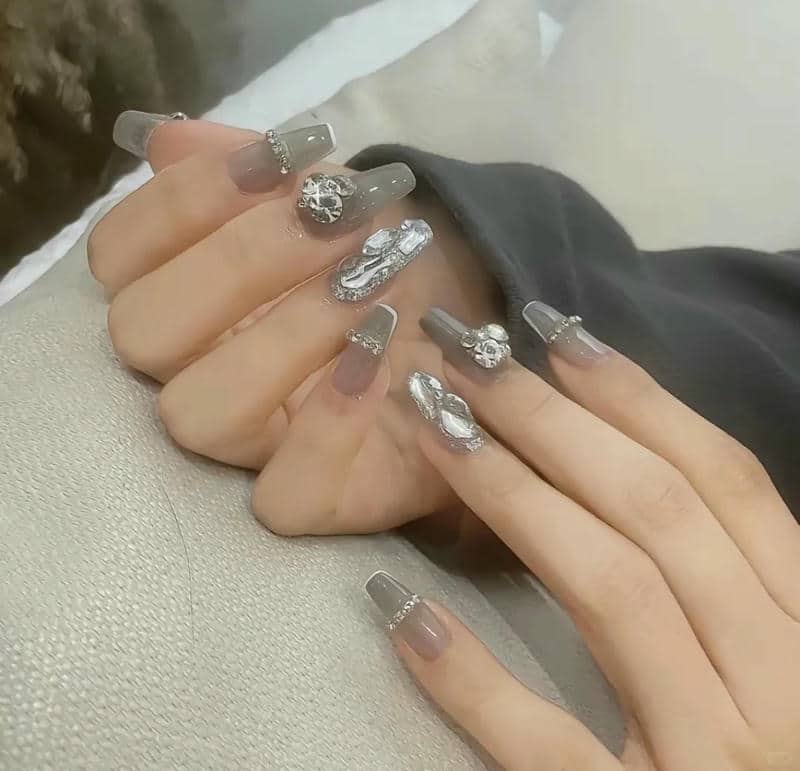 nail màu xám (18)