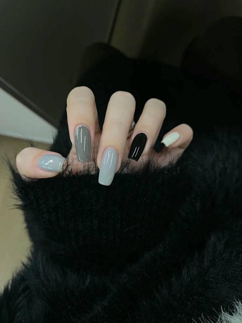 nail màu xám (27)