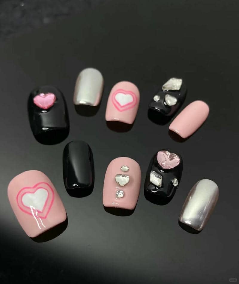 nail trái tim (1)